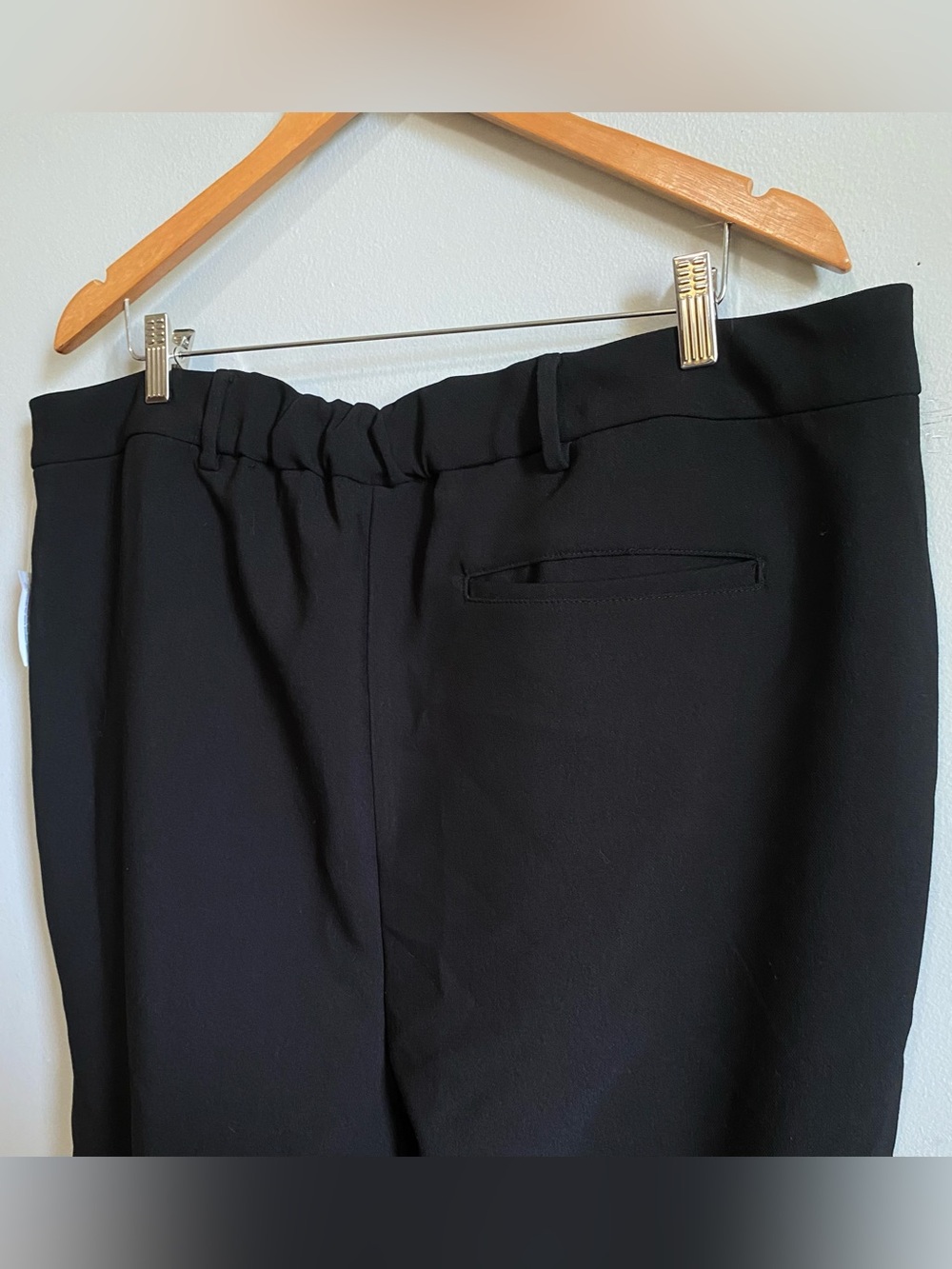 Old Navy Extra High Rise Taylor Straight Black Trouser Women’s XXL Tall NWT - Picture 7 of 7